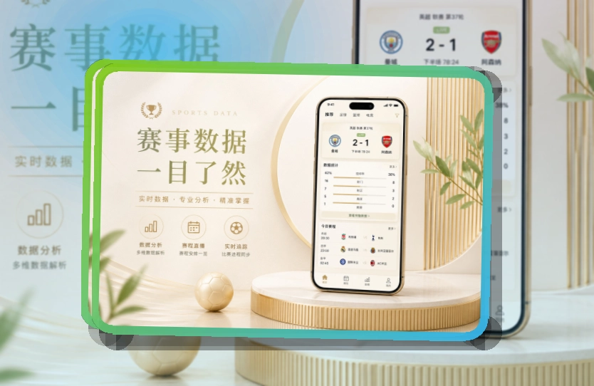 斜切下载区 · 移动端追赛入口 · 关注比赛回访更快界面展示